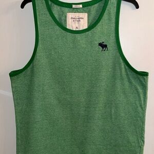 Abercrombie & Fitch Heather Green Men’s Muscle Tank Top